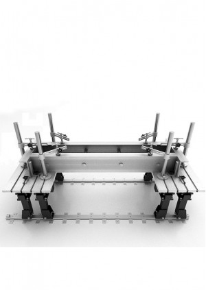 ССМ-16 Стол сварочно-сборочный на рельсовом пути (чугунные балки)