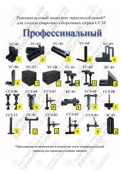 Комплект приспособлений ПРОФЕССИОНАЛЬНЫЙ для столов серии ССМ