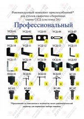 Комплект приспособлений ПРОФЕССИОНАЛЬНЫЙ для столов ССД системы D26